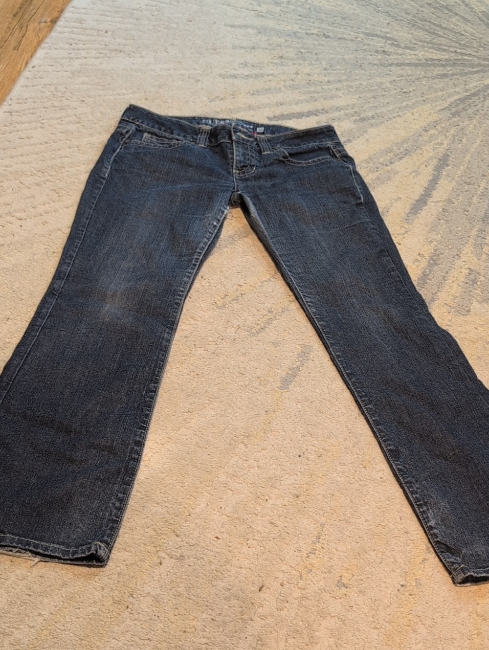 Guess Dark Wash Straight-Leg Jeans